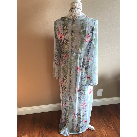 Floral print duster cardigan - Picture 5 of 5